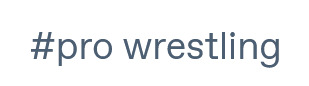 #pro wrestling