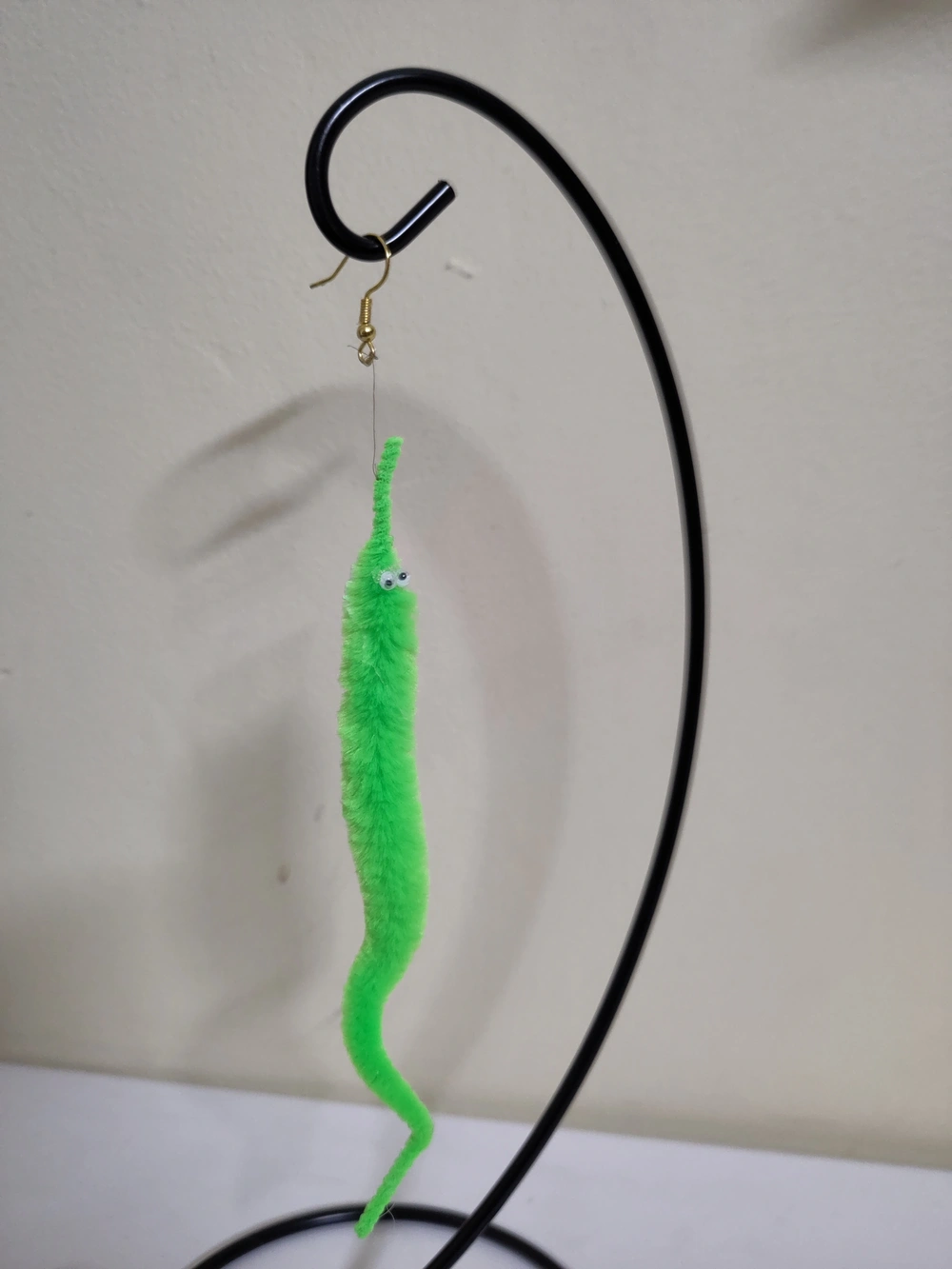 A worm on a string.