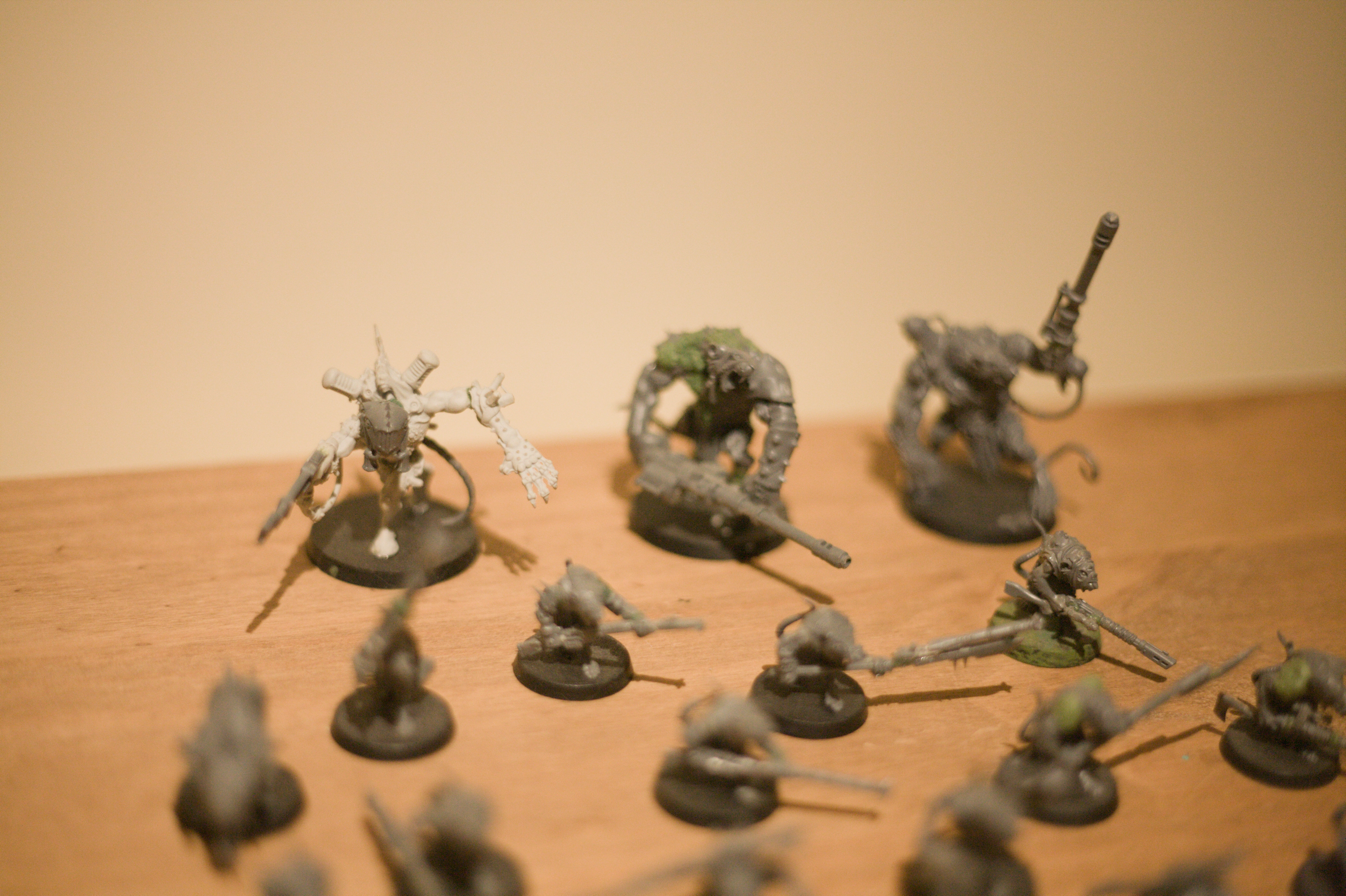 The same angle but with the nearer one in focus.