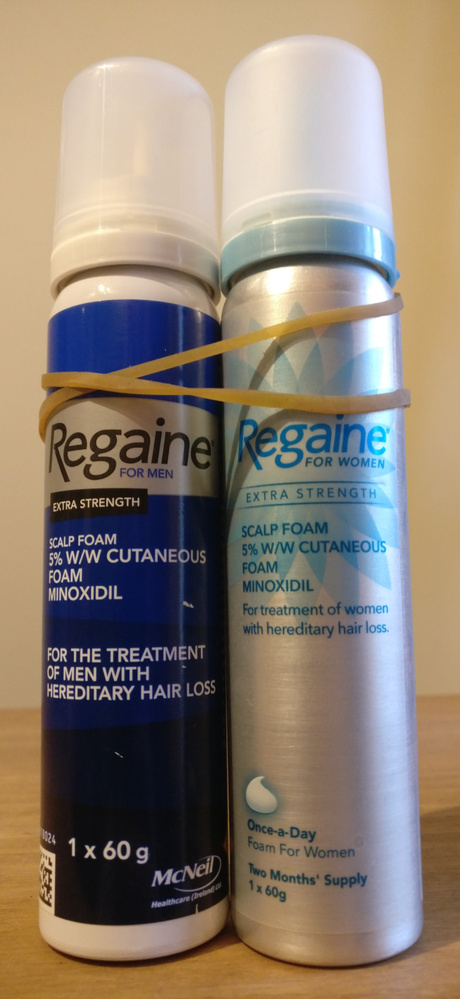 Regaine for Men and Regaine for Women.